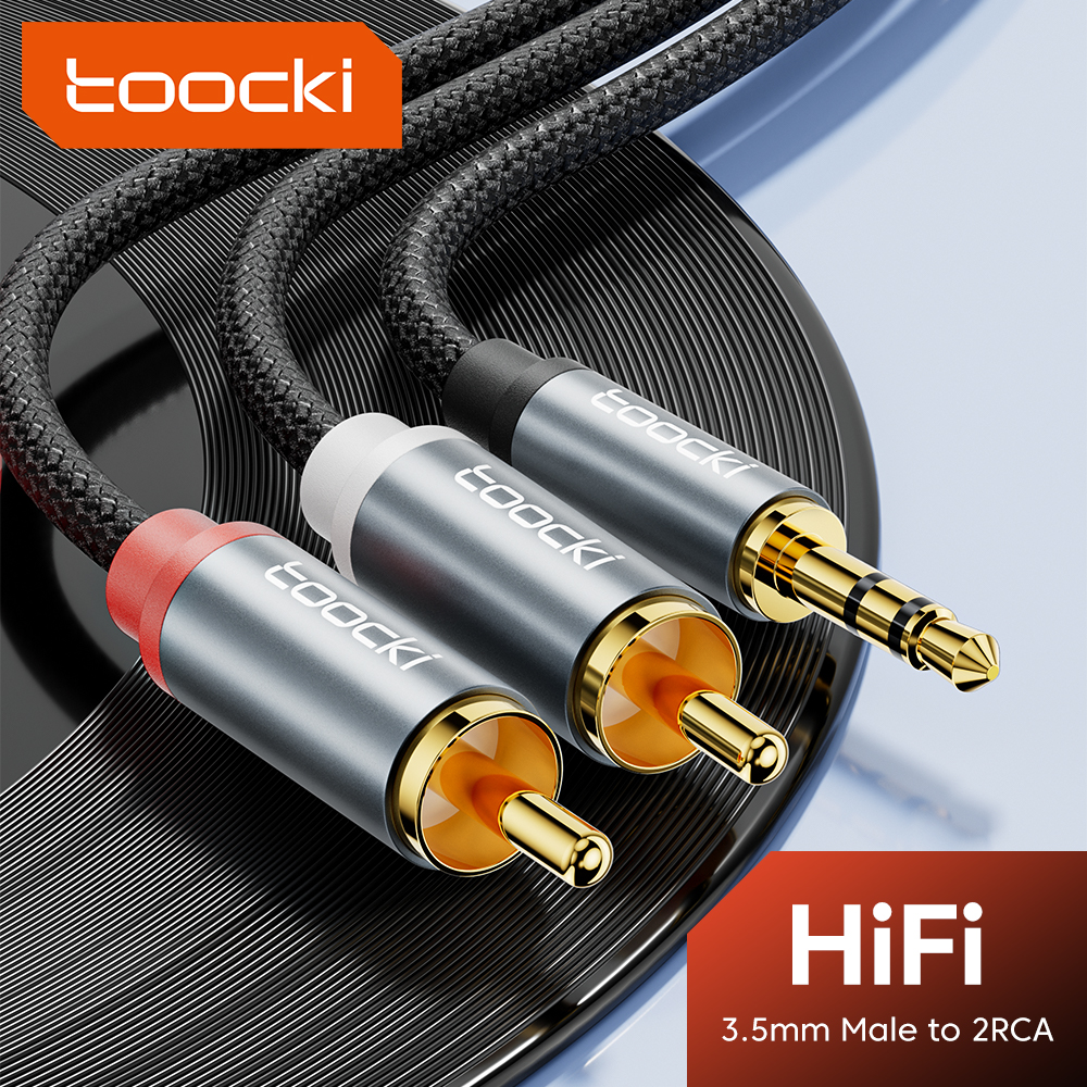 Home Cinema Pc - Toocki RCA Cable HiFi Stereo 3.5mm