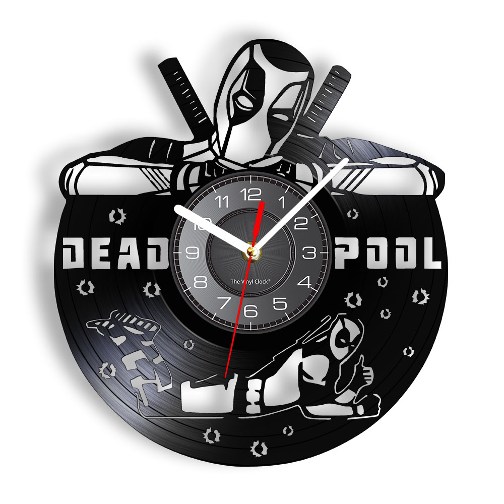 Home Cinema Inspiration - Anti-hero Deadpool Inspired Wall Clock For