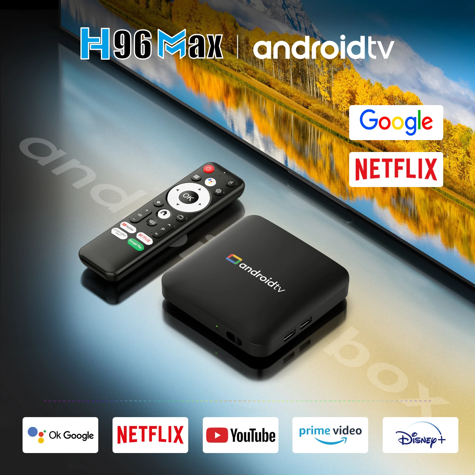 Home Cinema Media Player - Smart TV Box H96 MAX S905L3