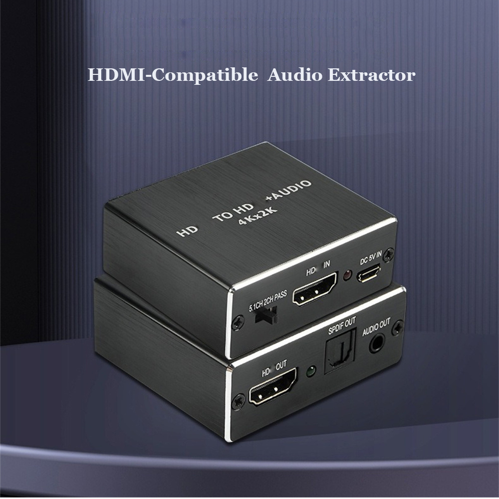 Home Cinema Pc - HDMI-Compatible Audio Extractor 3.5mm 4k X