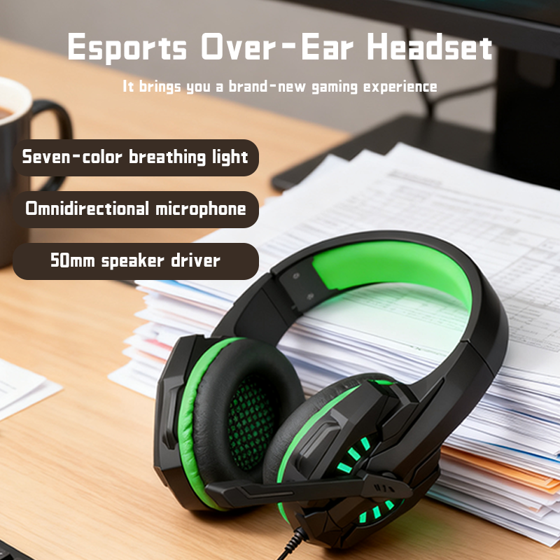 Home Cinema Pc - A7 Headphones Wired Gaming Headset Earphones