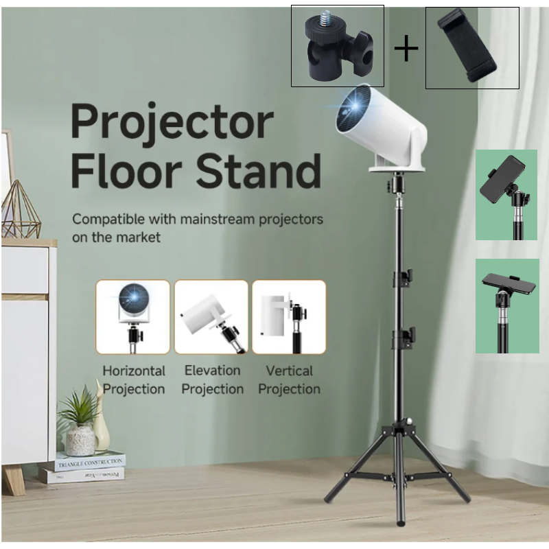 Projector Tripod Stand - Xiaohui 50cm-160cm Universal Portable Bracket for