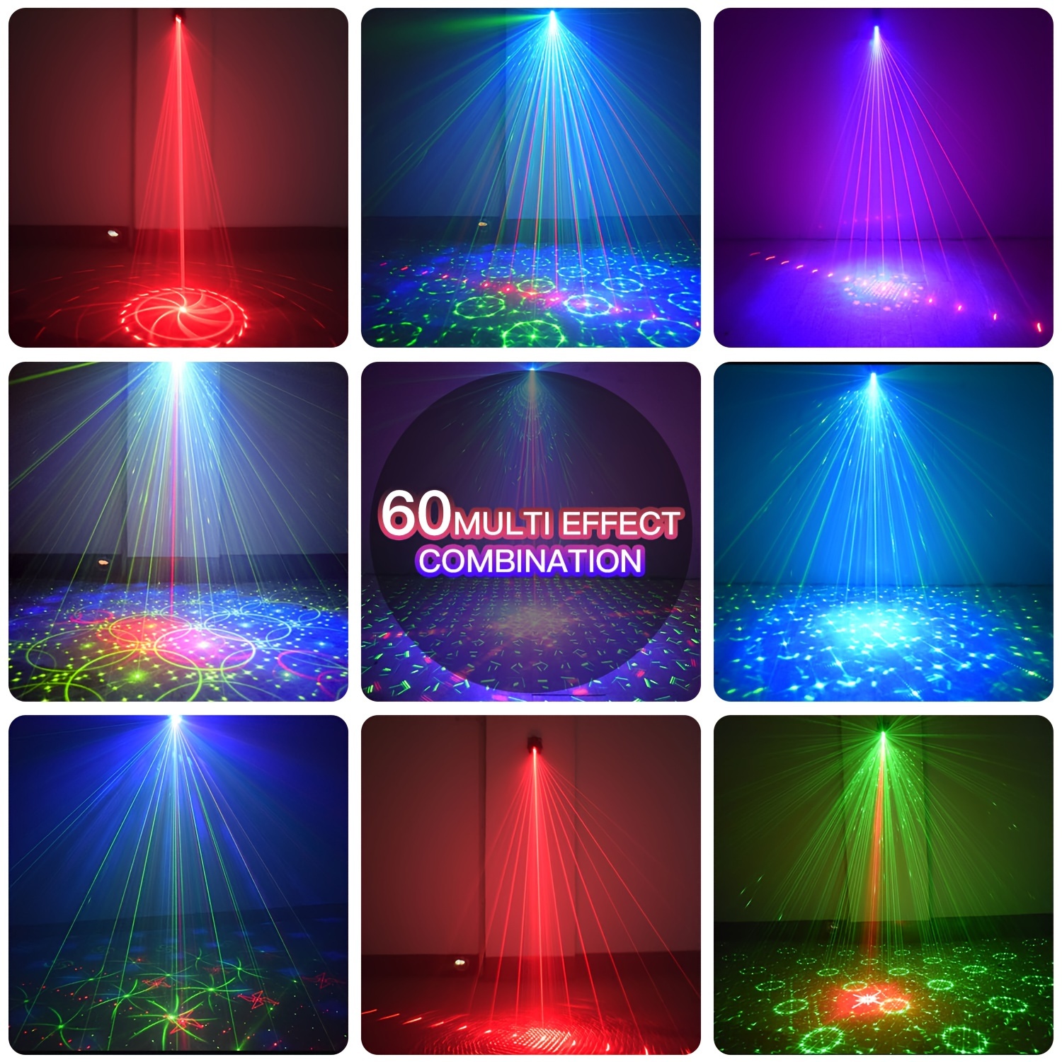 Party light DJ disco ball RGB  - Home Cinema Led Projector 评论和价格