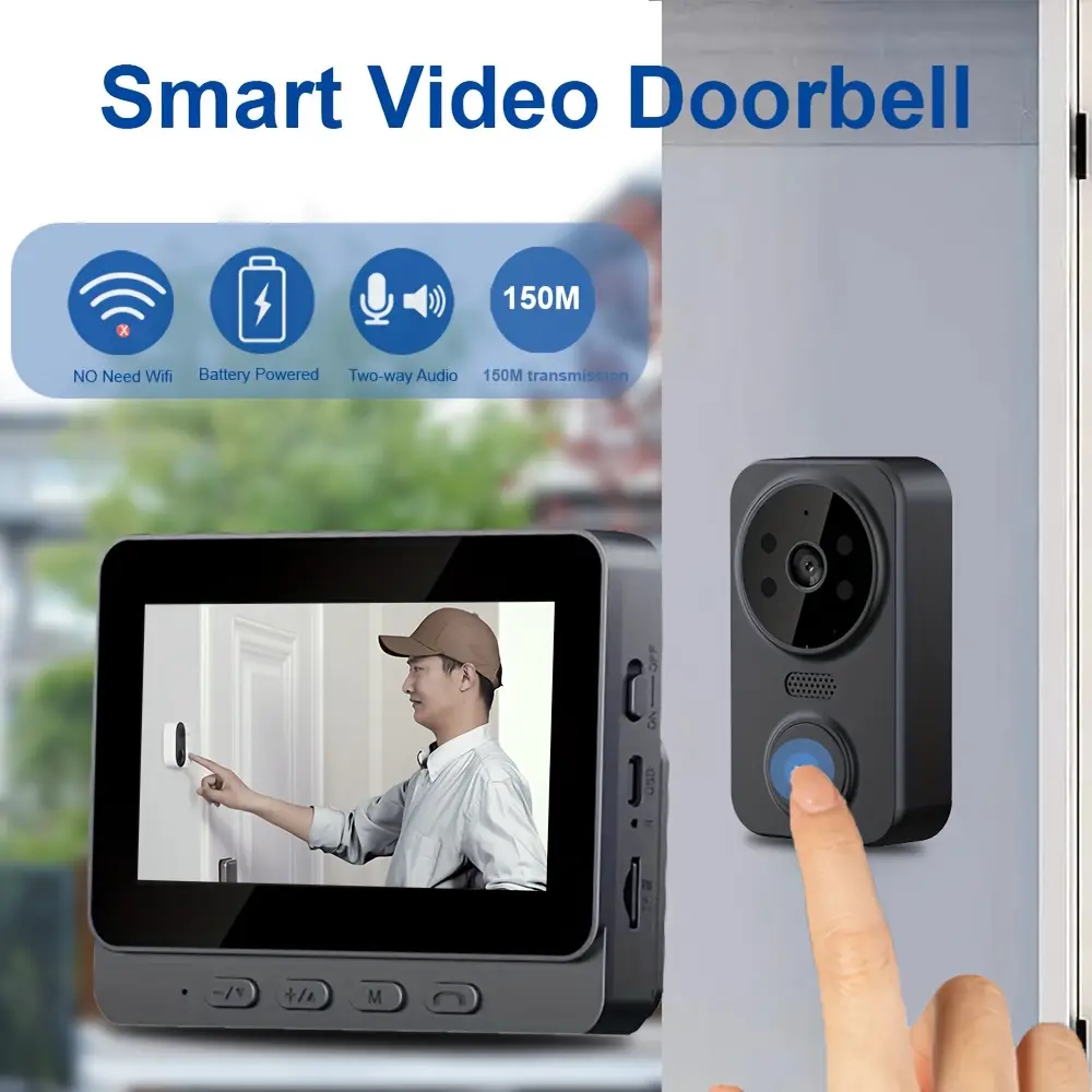 2026 HD Wireless Video Doorbel - Home Cinema Hd 评论和价格