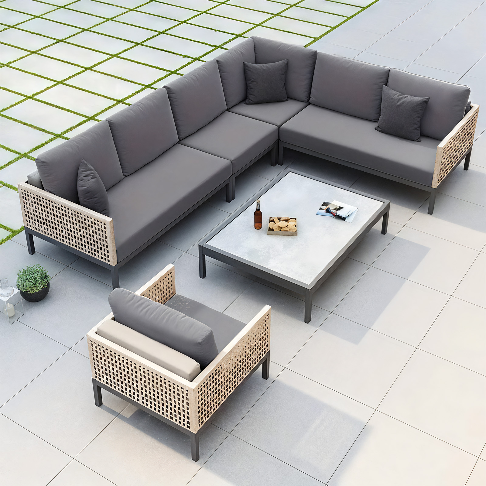 1pc Outdoor solid-color milk s - Recliner Sofa Cover 评论和价格