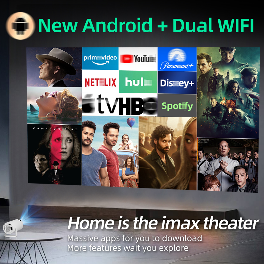 4K home theater projector, bui - Home Cinema Led Projector 评论和价格