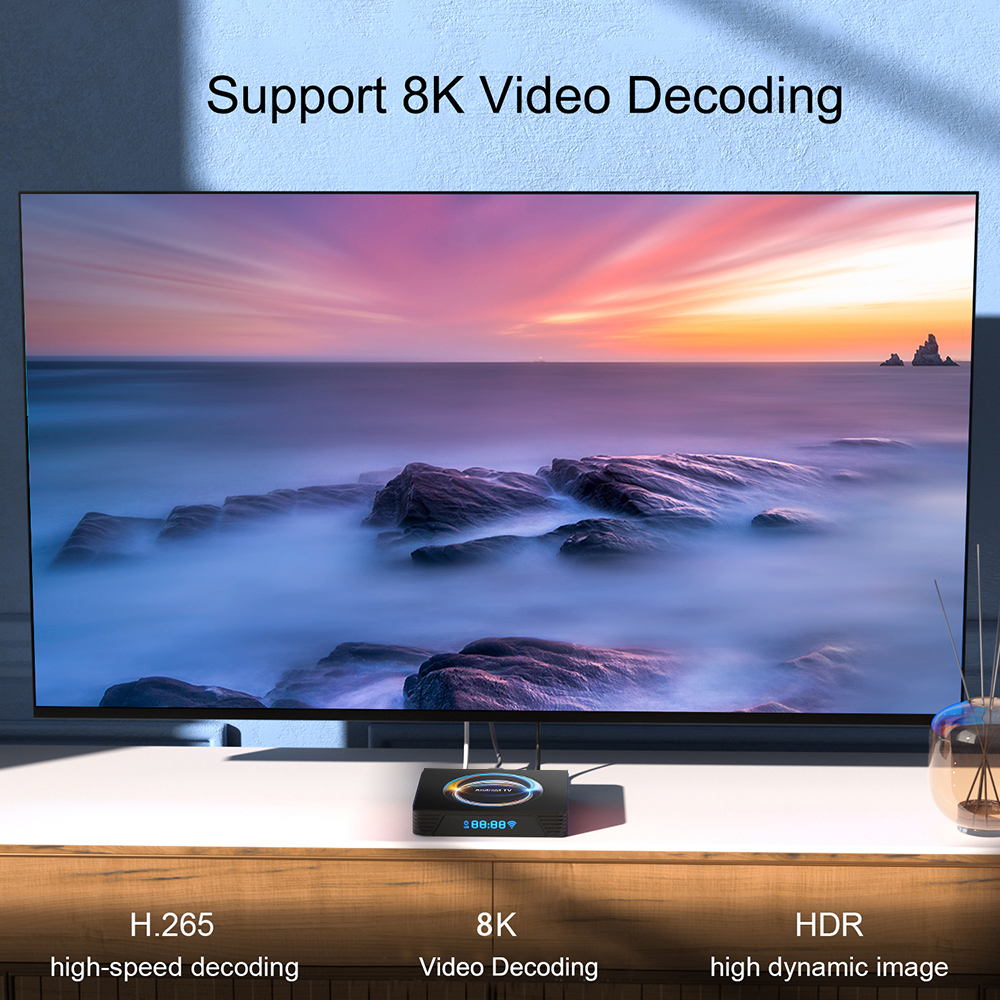 Android 16.0 TV Box 4K HD Stre - Home Cinema Media Player 评论和价格