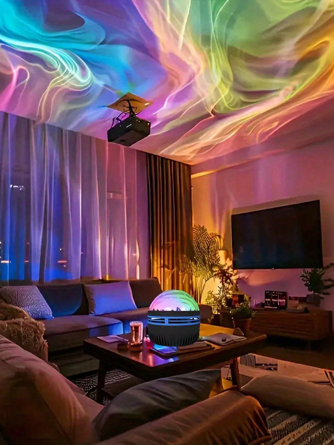 1pc LED Northern Lights Aurora - Home Cinema Galaxy 评论和价格