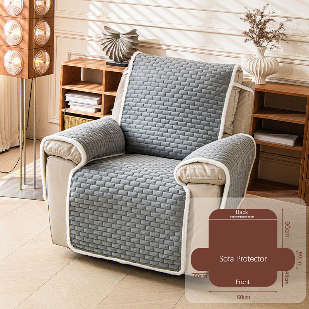 Non-Slip Sofa Cushion Flannel  - Recliner Sofa Cover 评论和价格