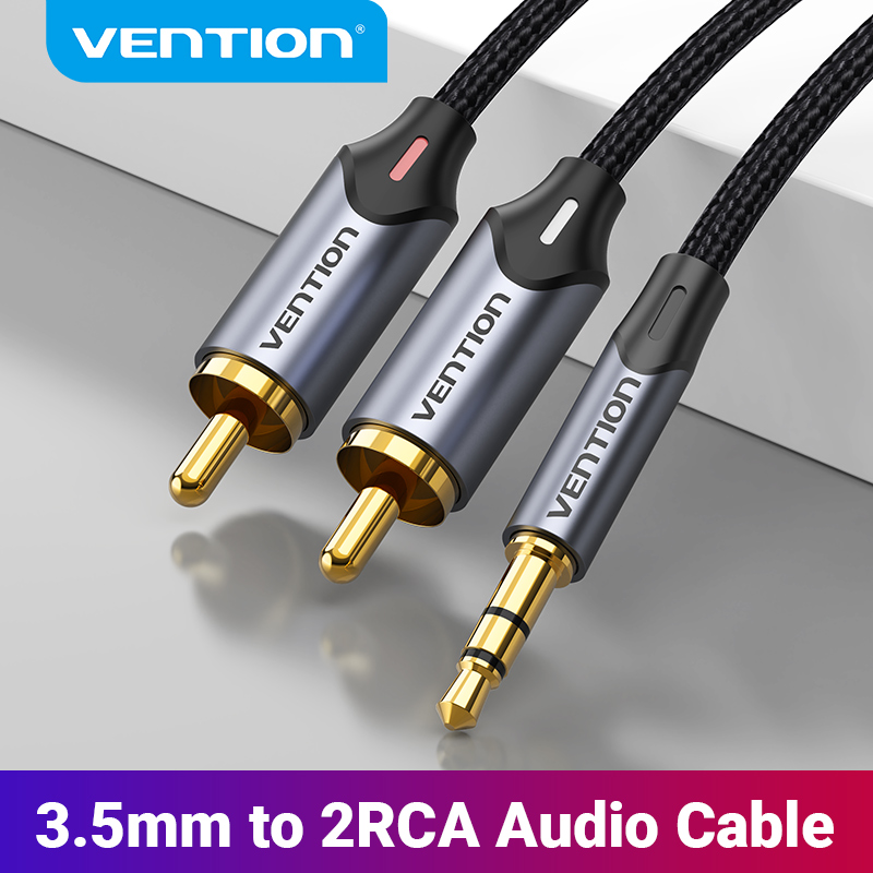 Vention RCA Cable 3.5mm to 2RC - Home Cinema Pc 评论和价格
