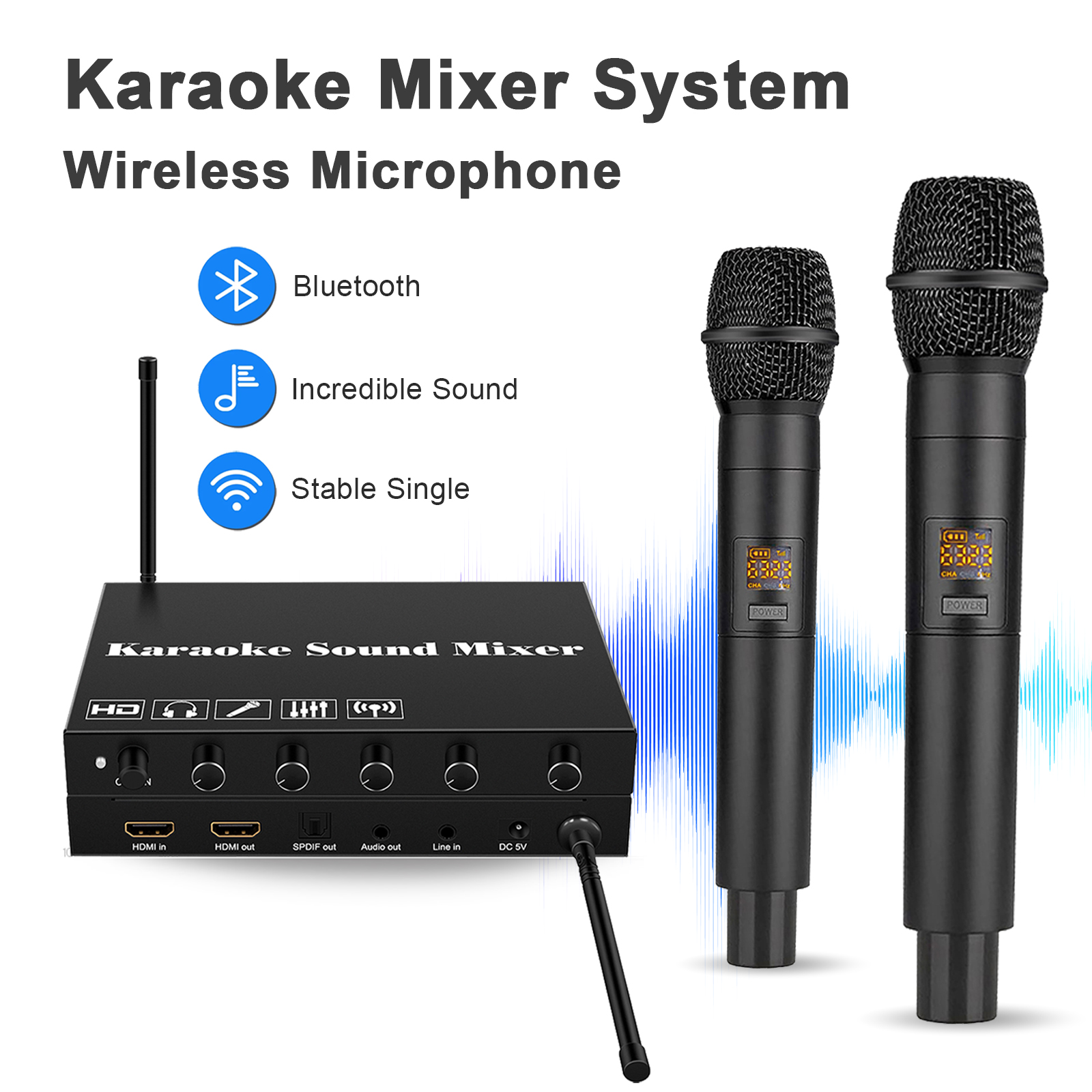 HDMI Karaoke Player Mixer Home - Home Cinema Unit 评论和价格