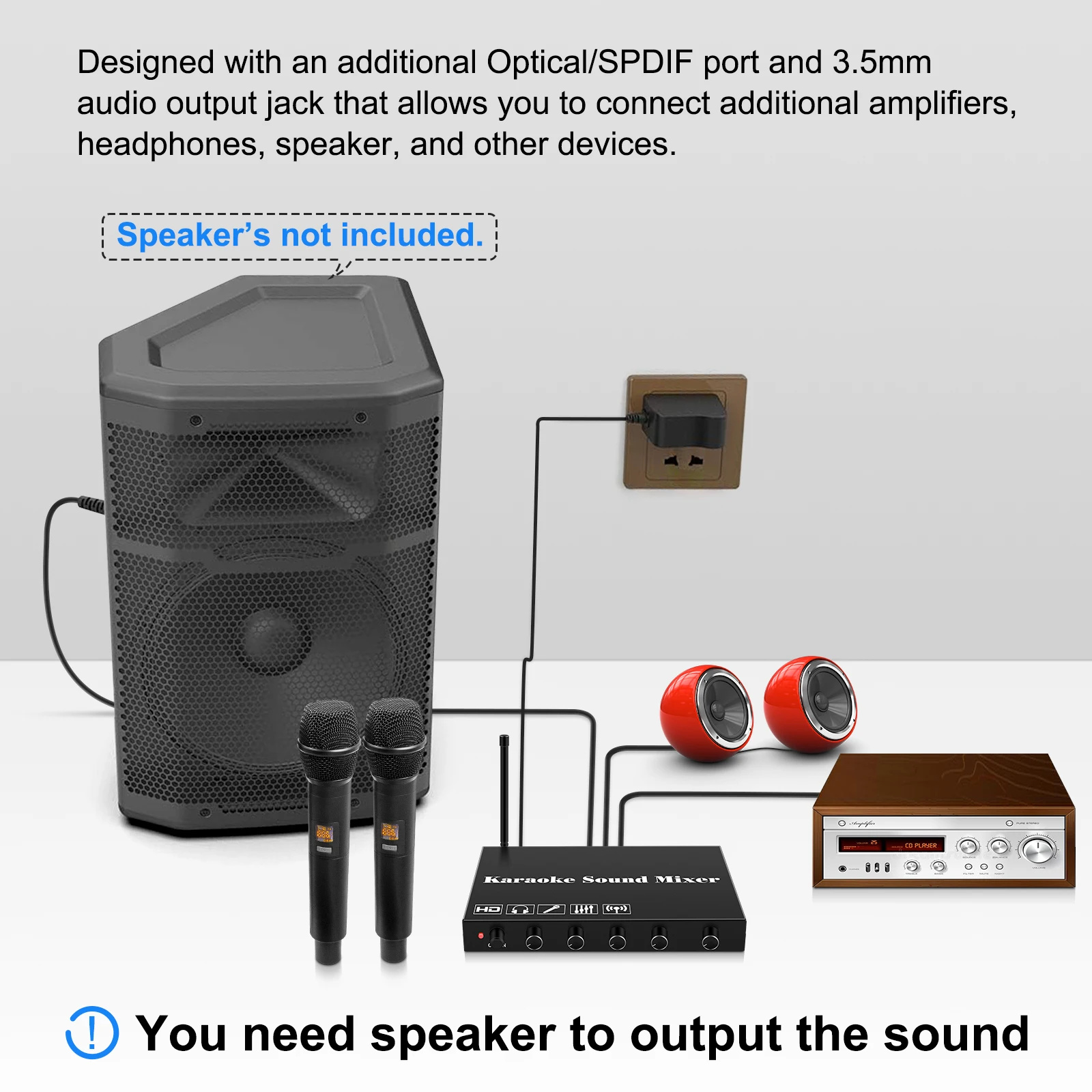 HDMI Karaoke Player Mixer Home - Home Cinema Unit 评论和价格
