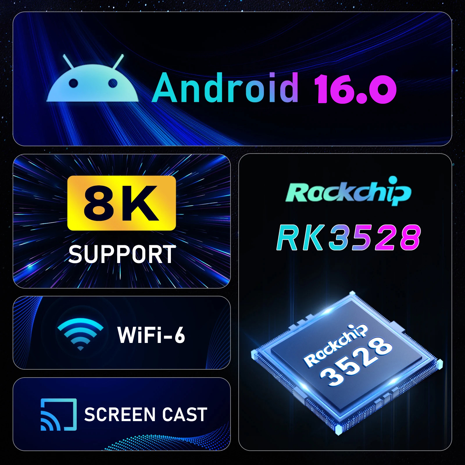 Android TV Box 4K Ultra Smart  - Home Cinema Media Player 评论和价格