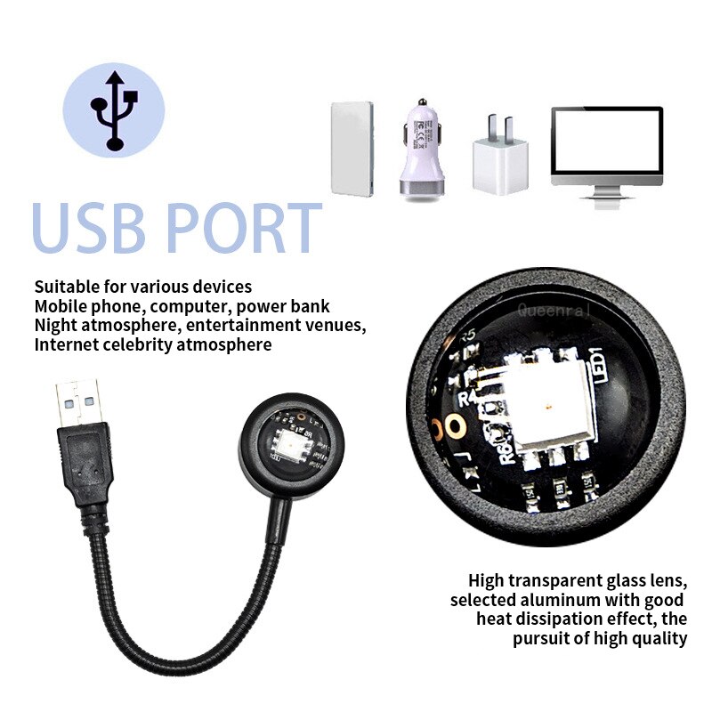 LED USB Sunset Lamp Projector  - Home Cinema Led Projector 评论和价格