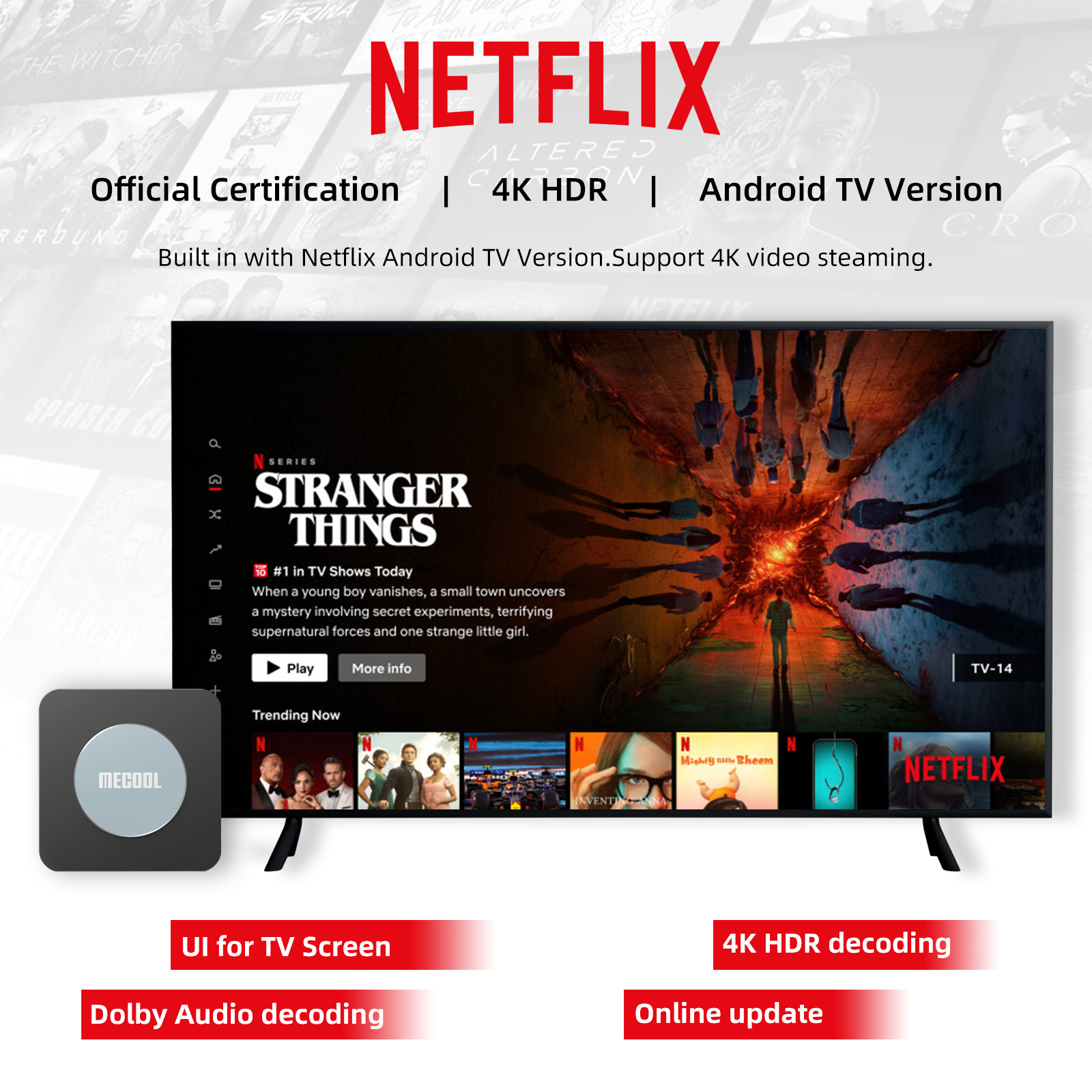 MECOOL TV Box Android TV KM2 P - Home Cinema Media Player 评论和价格