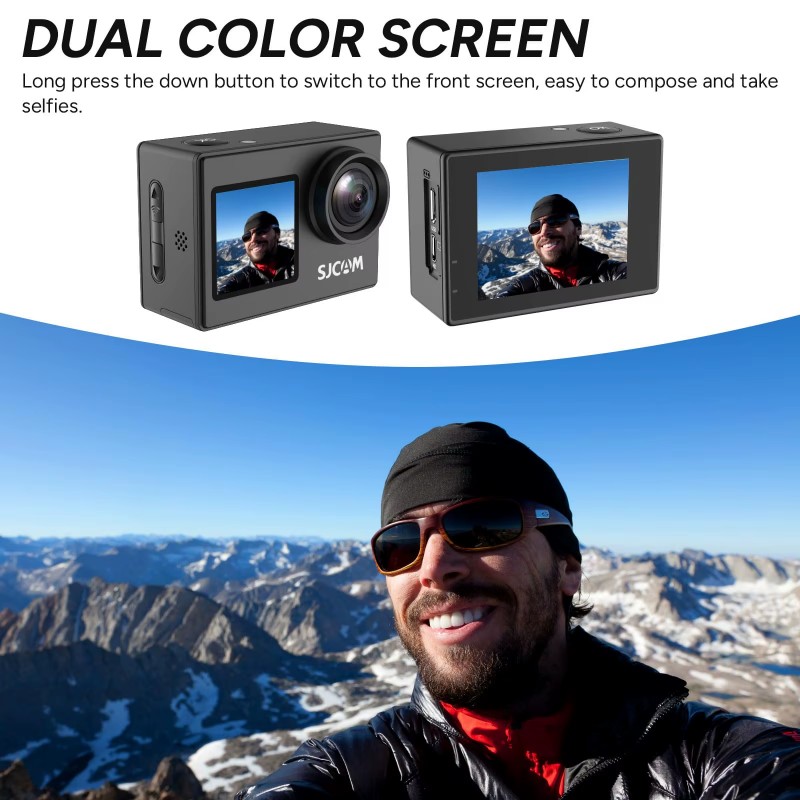 SJCAM Dual Screen-SJ4000 Helme - Home Cinema Hd 评论和价格