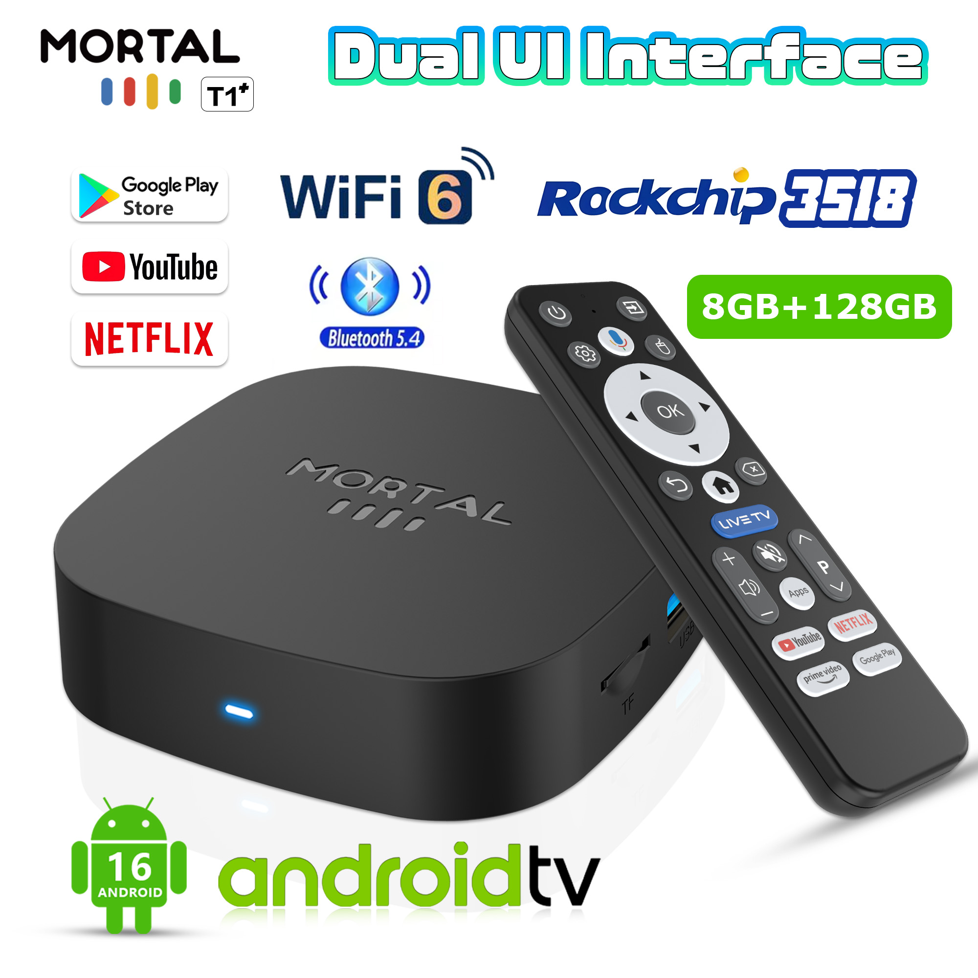2025 New T1+ 8K HD TV Box Andr - Home Cinema Media Player 评论和价格