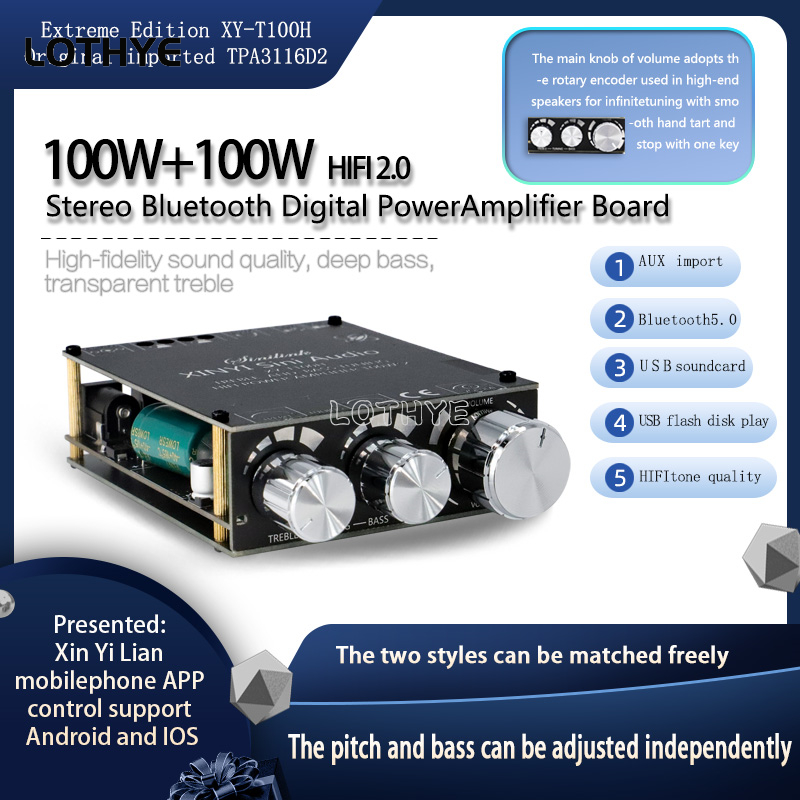 100w+100w Bluetooth 5.0 Power  - Home Cinema Unit 评论和价格