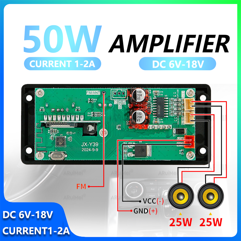 2*25W Bluetooth Amplifier Kit  - Home Cinema Pc 评论和价格