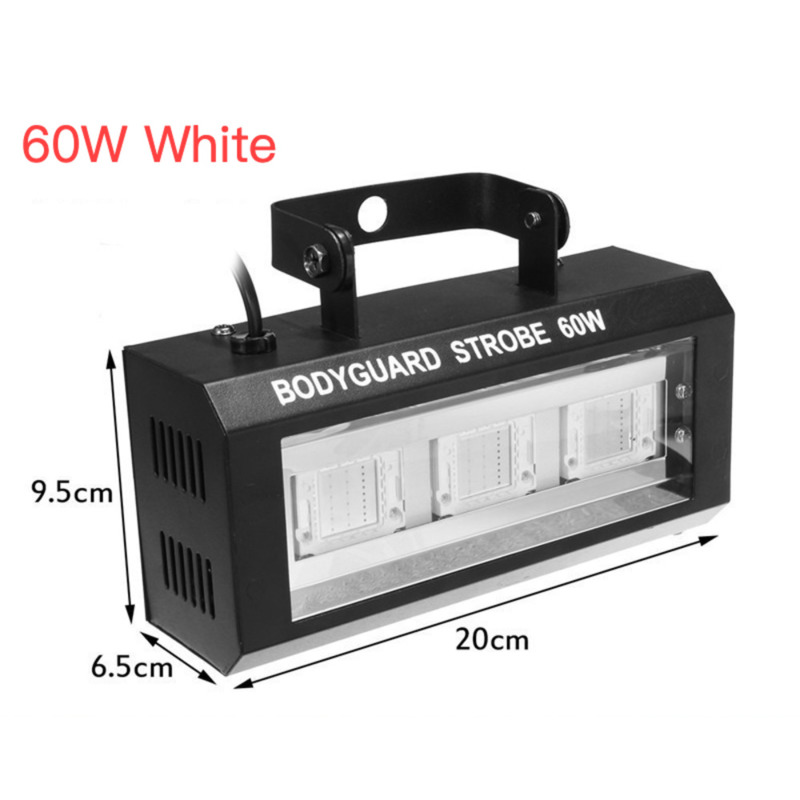 60W Strobe Light RGB White LED - Home Cinema Led Projector 评论和价格