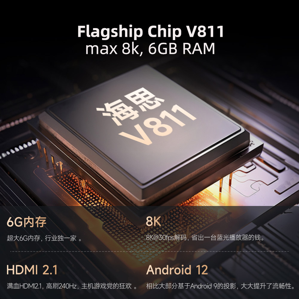 F6 Projector 4K Max 8K 4 LED S - Home Cinema Led Projector 评论和价格