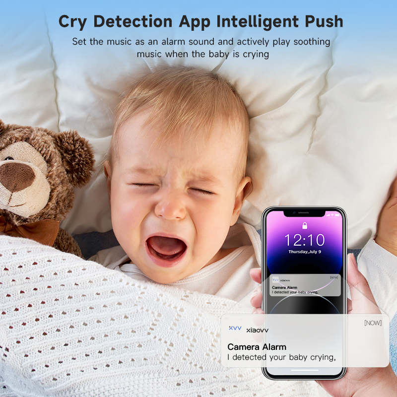 4MP WiFi xiaovv indoor Baby Mo - Home Cinema Hd 评论和价格