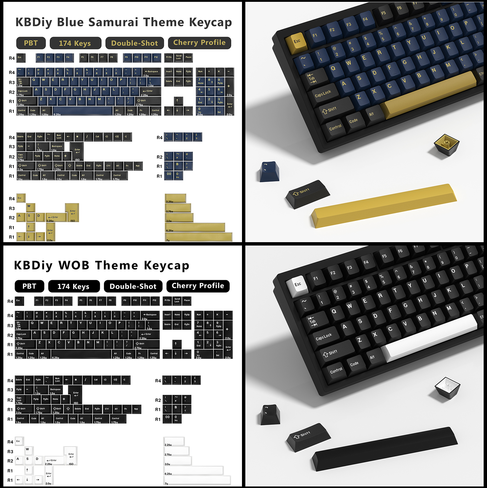 KBDiy GMK Keycap Double Shot G - Home Cinema Jamo 评论和价格