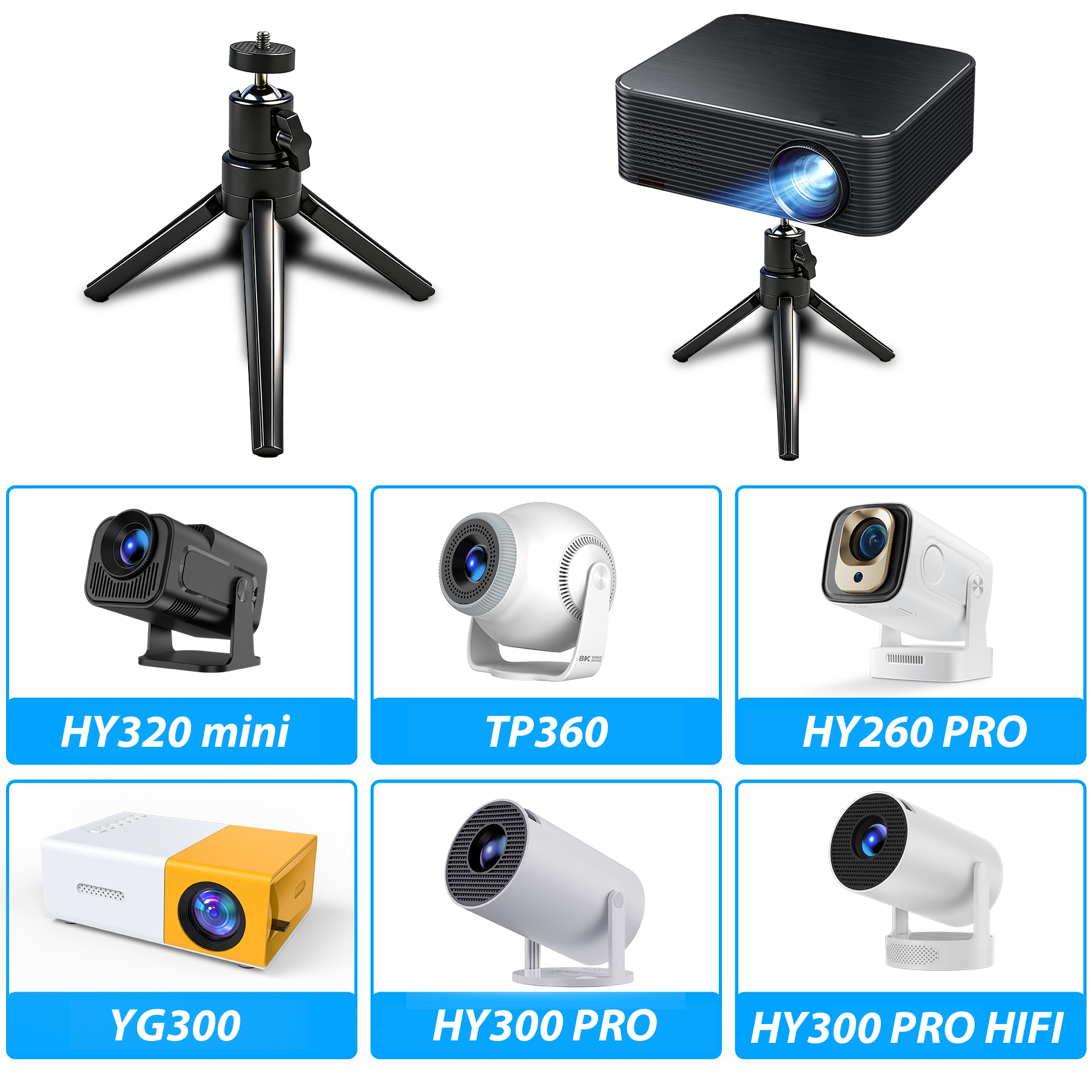 Mini Projector Tripod 360° Rot - Projector Tripod Stand 评论和价格