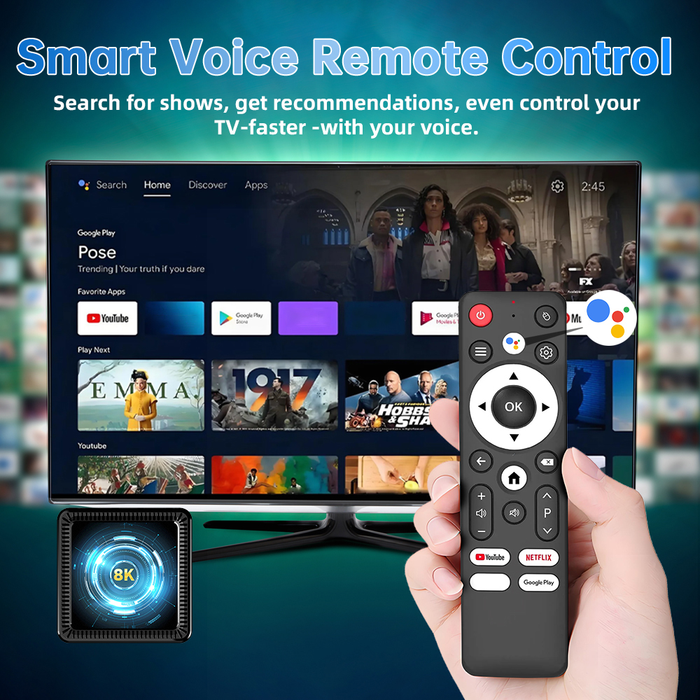 Android 16 TV Box Q19 8K Ultra - Home Cinema Media Player 评论和价格