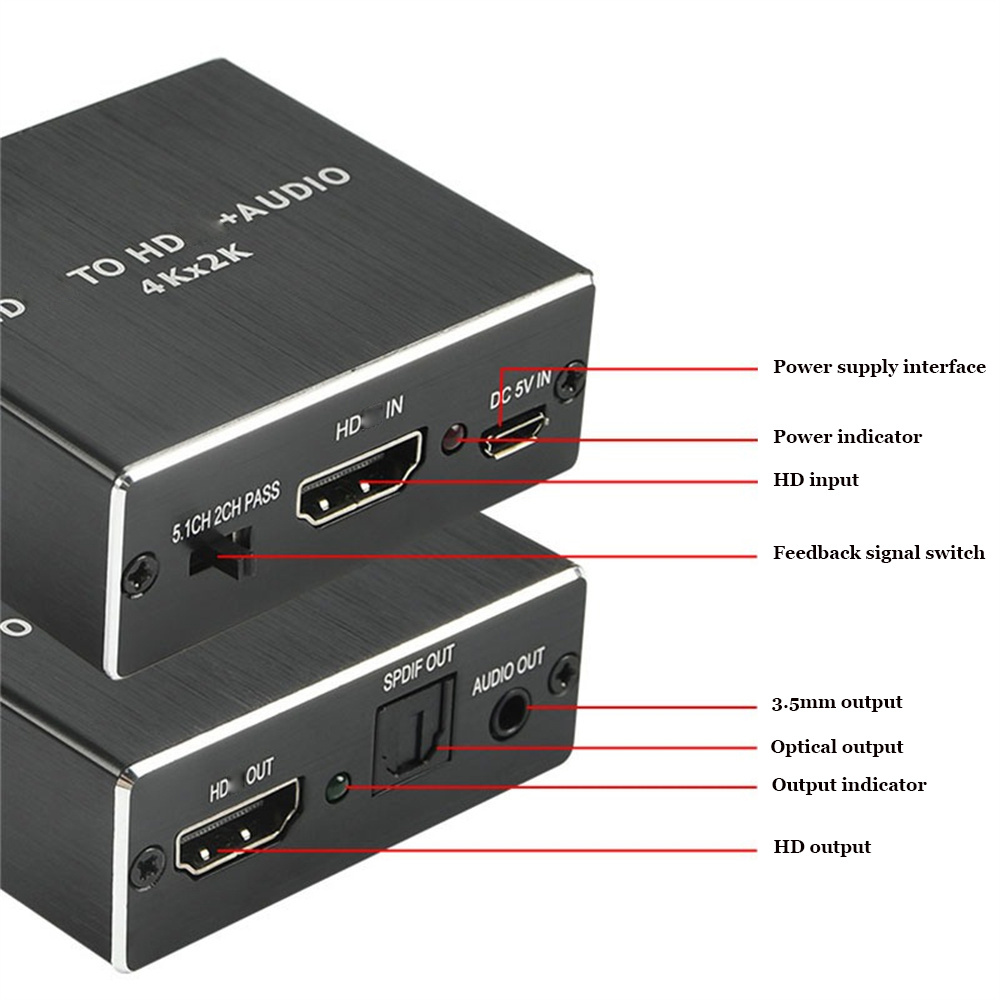HDMI-Compatible Audio Extracto - Home Cinema Pc 评论和价格