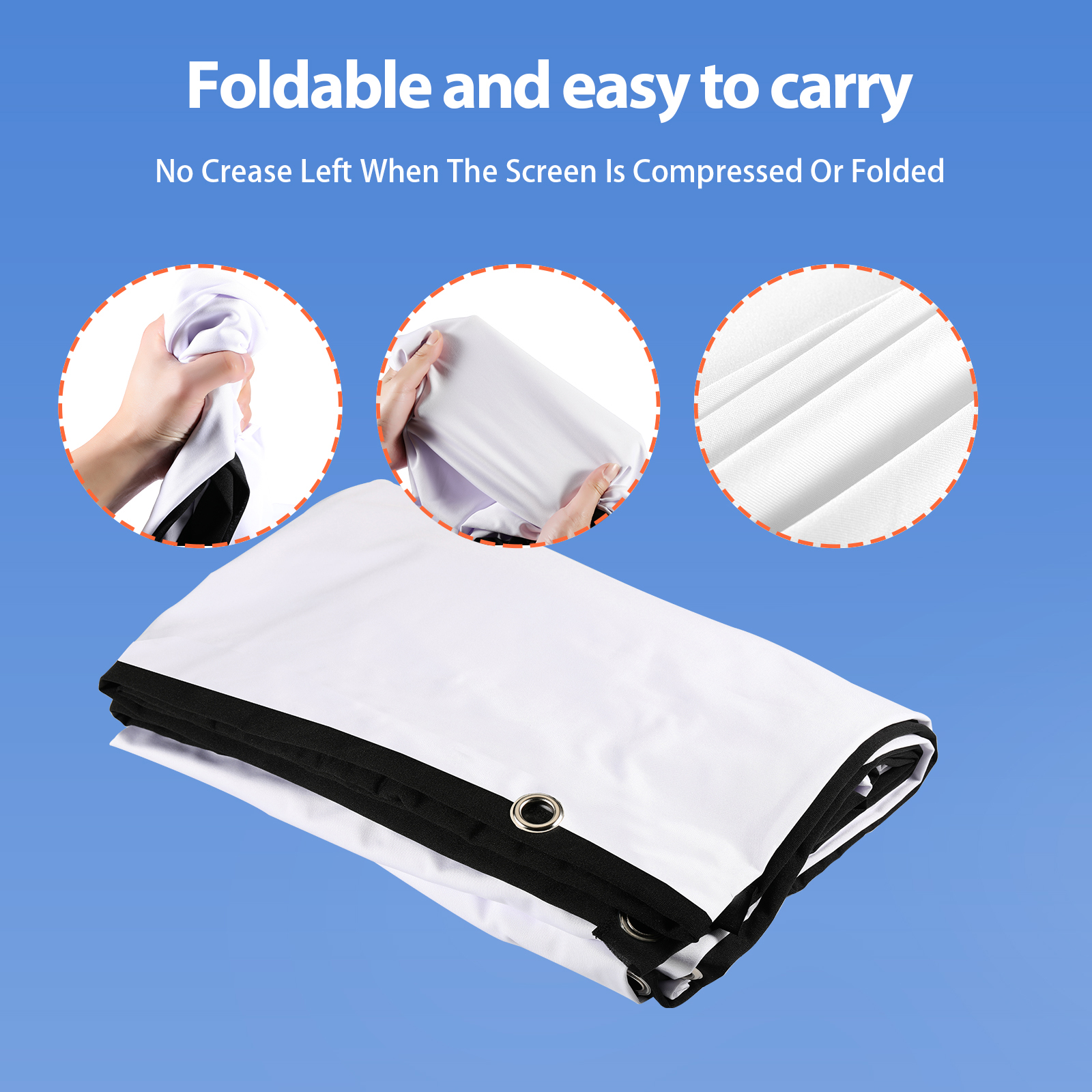 80-inch Portable HD Projector  - Home Cinema Hd 评论和价格