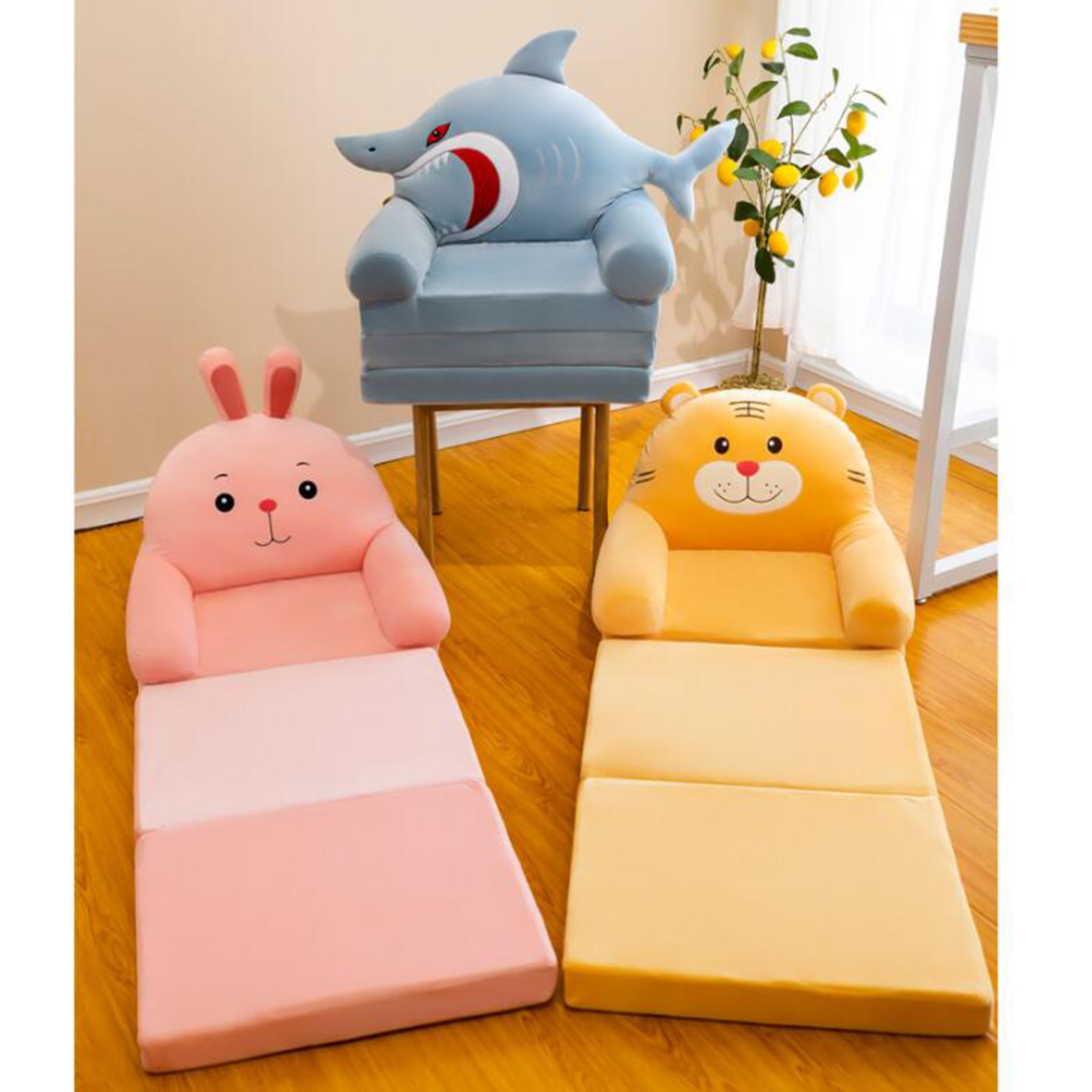 Cartoon Cute Kids Sofa Cover F - Recliner Sofa Cover 评论和价格