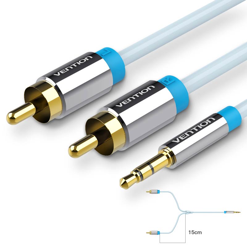 Vention RCA Cable 3.5 to 2rca  - Home Cinema Pc 评论和价格